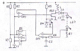 Universal direct-current LED driving power source