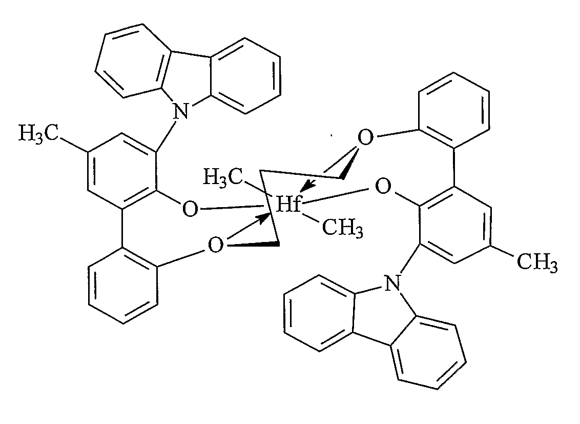 Supported Bis(Hydroxylarylaryloxy) Catalysts For Manufacture Of Polymers