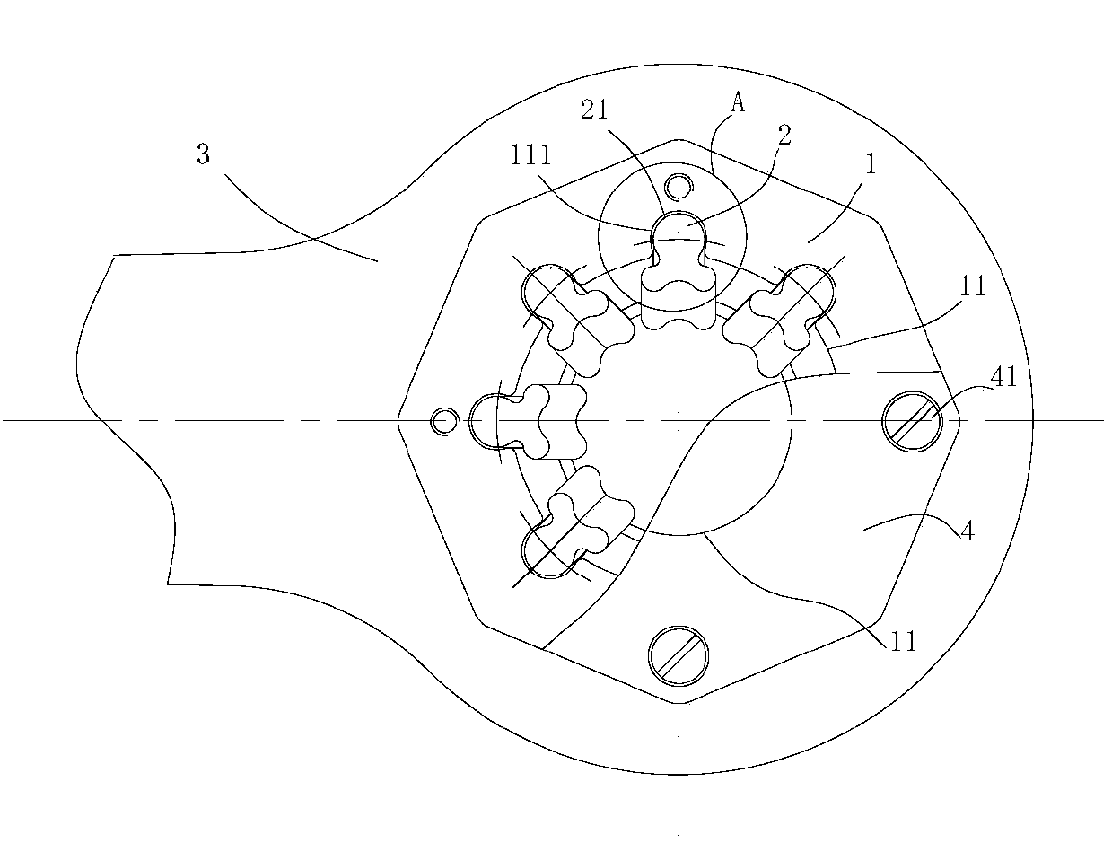 Nut wrench for assembling and disassembling cone head nuts