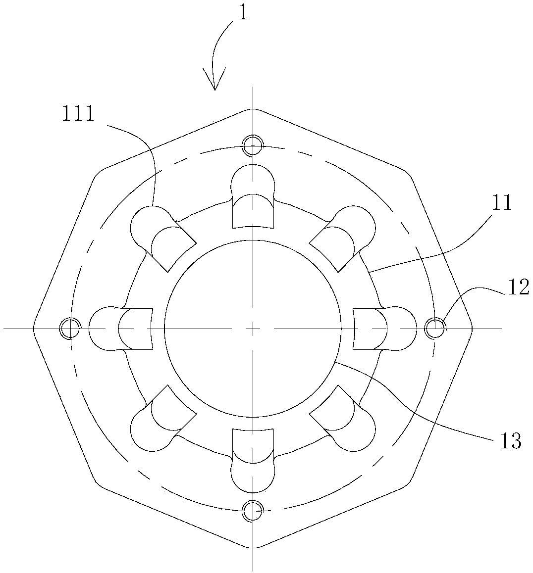 Nut wrench for assembling and disassembling cone head nuts