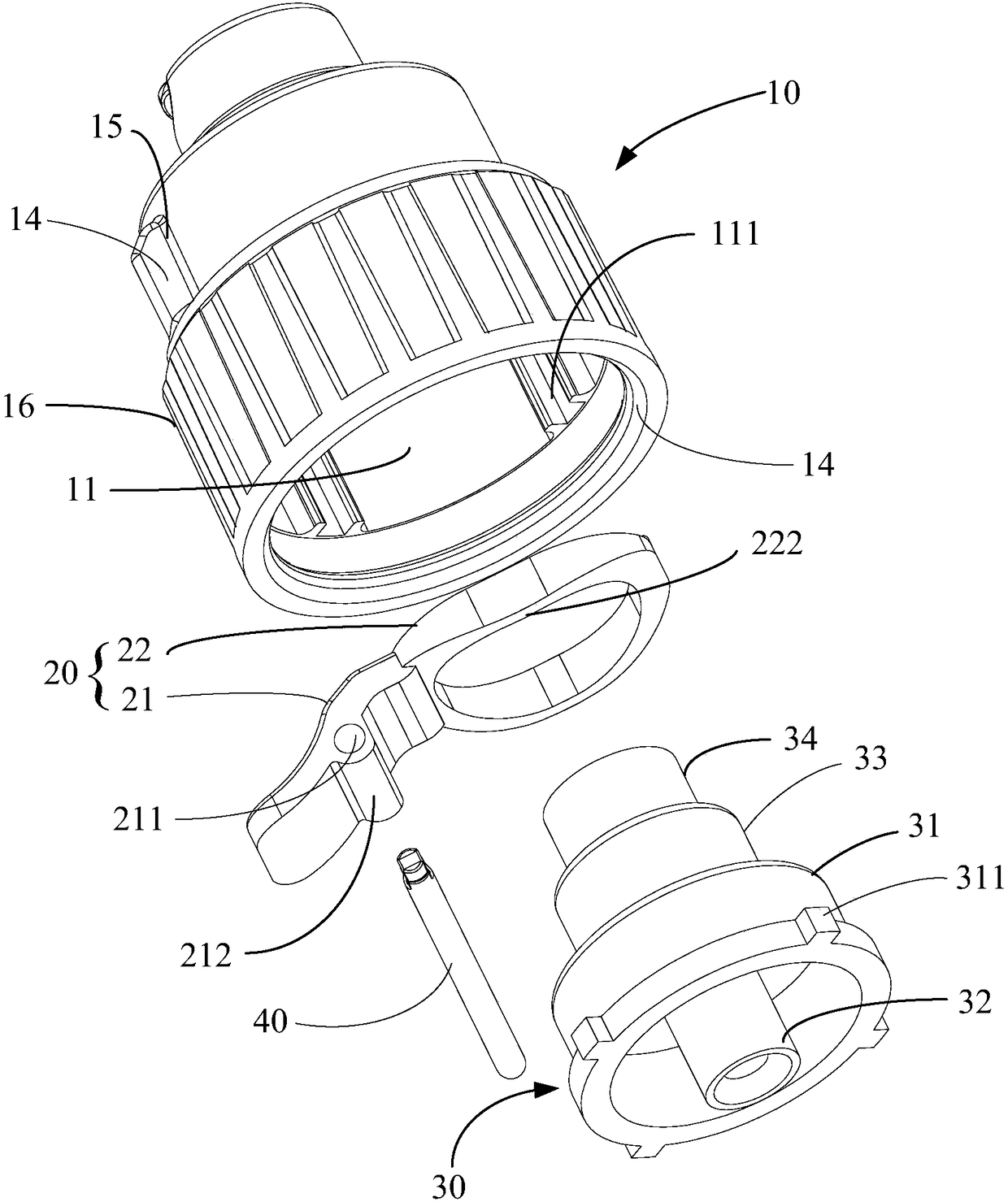 Connecting sprayer and tire repairing device