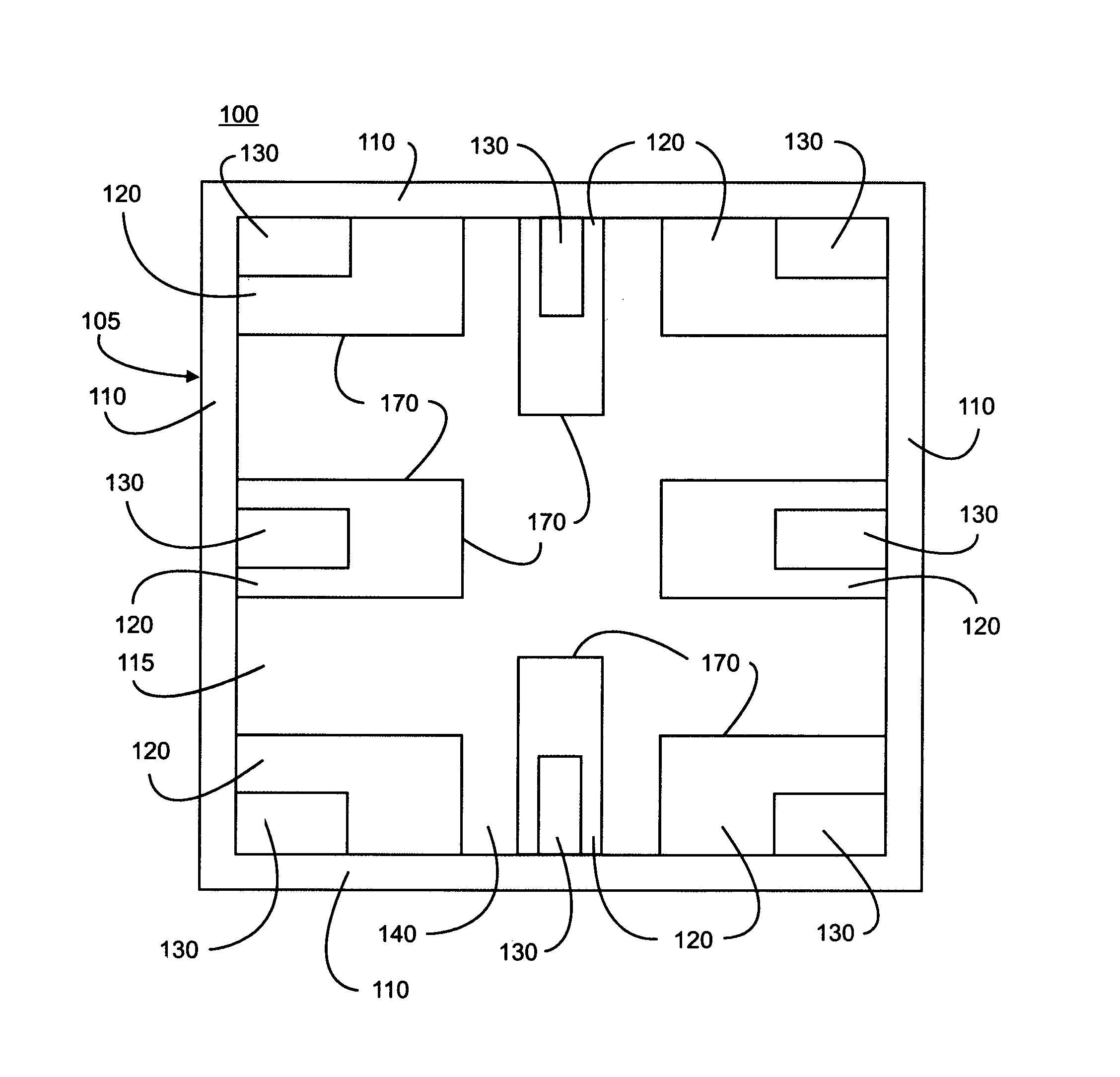 Reaction container containing aluminum