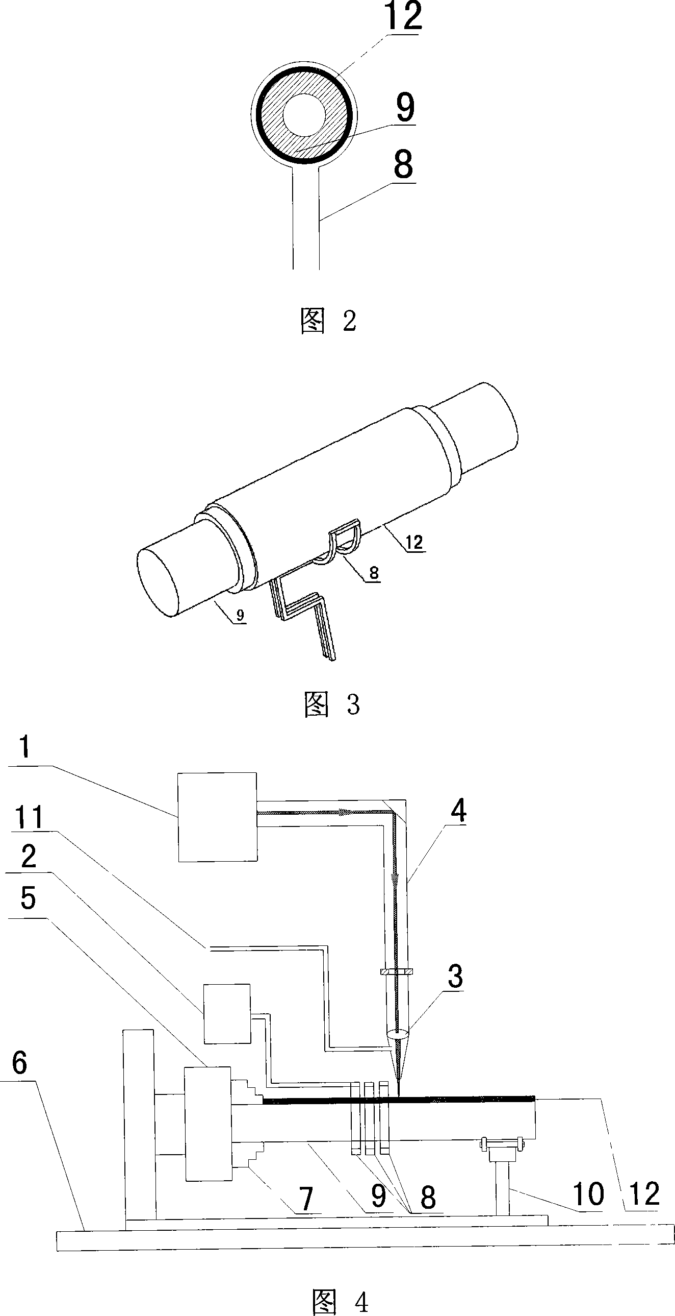 Method and apparatus for preparing material coating by laser inductive composite melt-coating