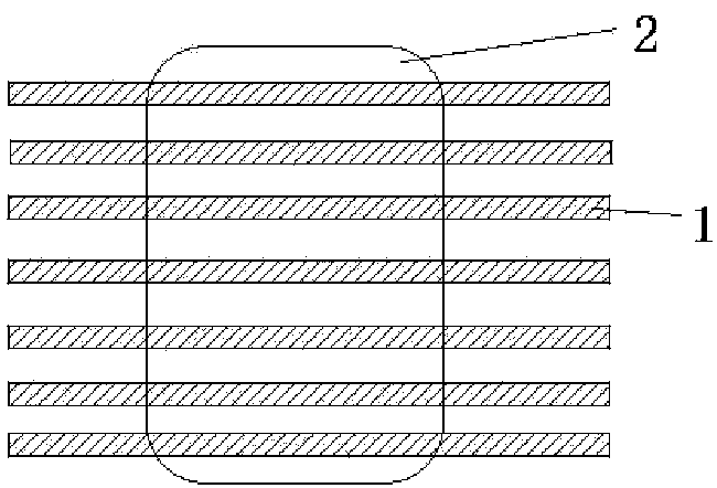 High-strength degradable bone fracture binding band and preparation method thereof