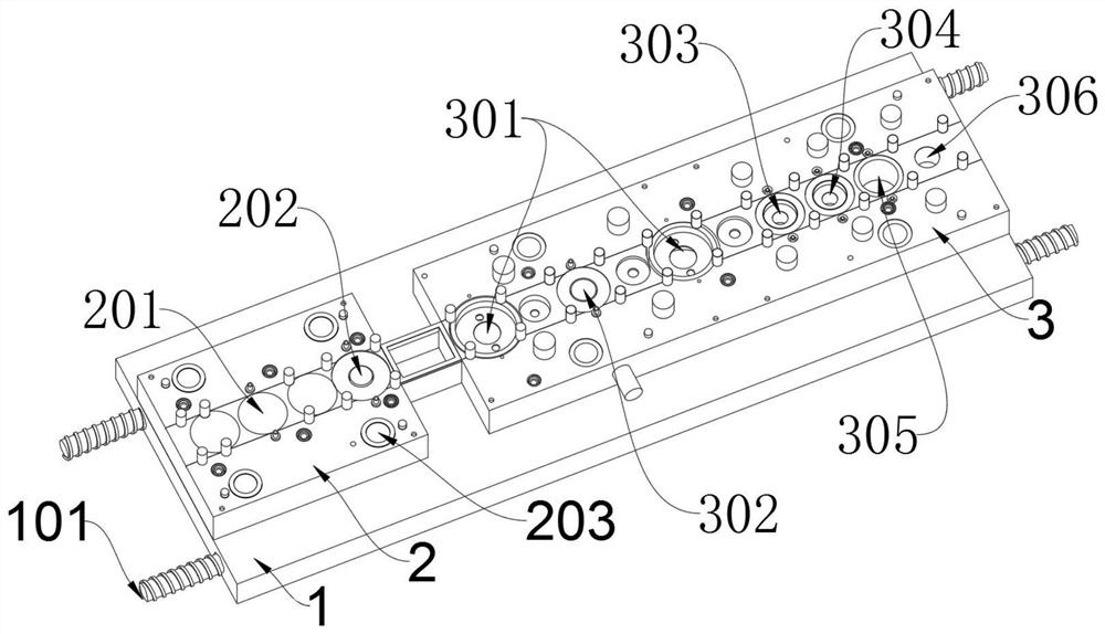 Valve oil seal progressive die