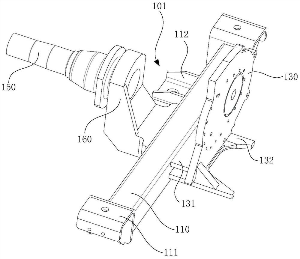 Auxiliary frame and motor vehicle