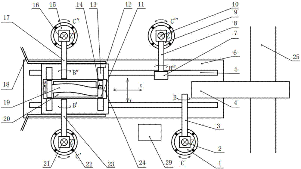 Intelligent blade multi-robot collaborative operation control system