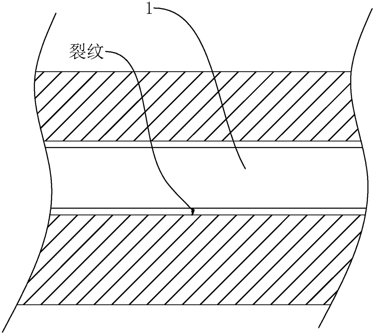Municipal sewer pipe repair device and its construction method