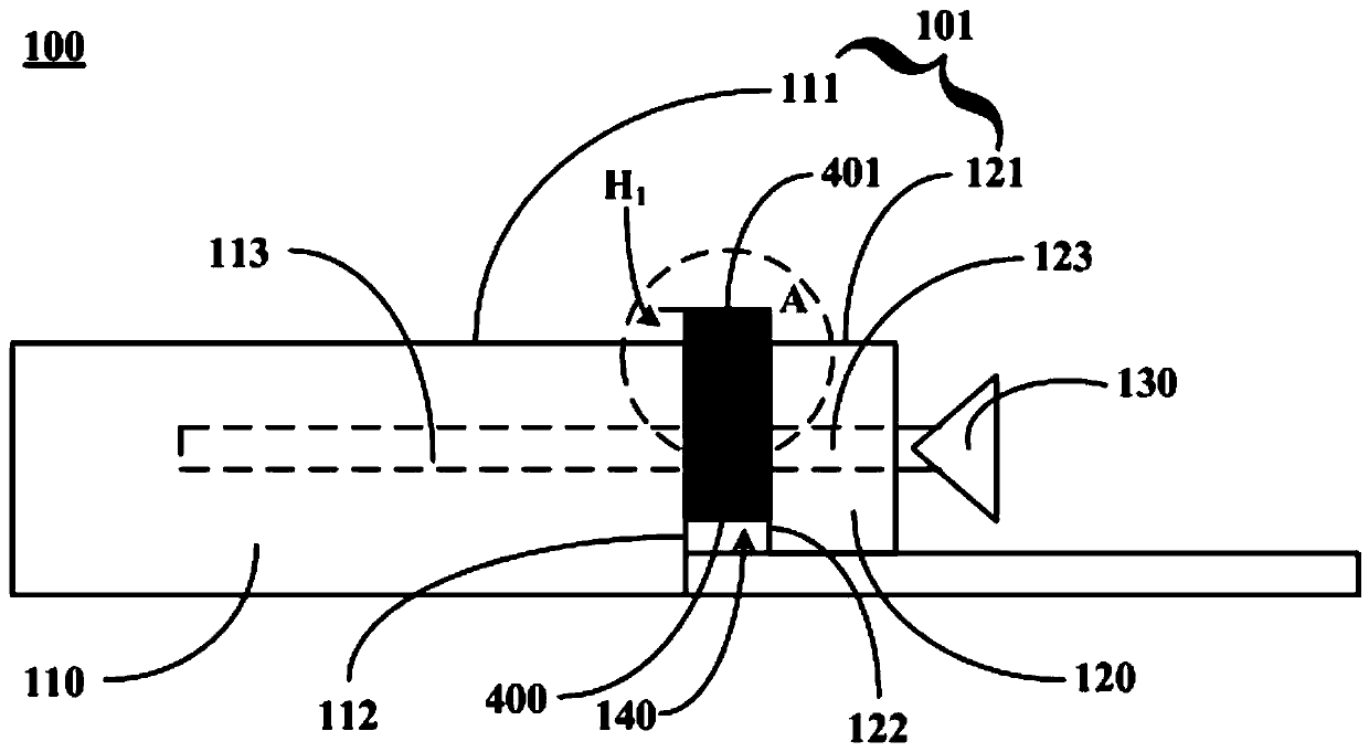 Thin film section sample preparing and transferring device