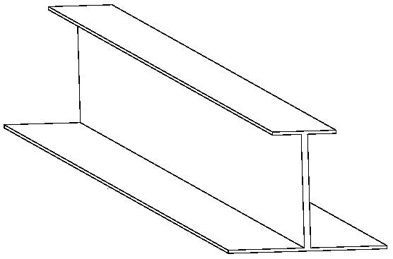 A molding device and molding method for "I"-shaped parts