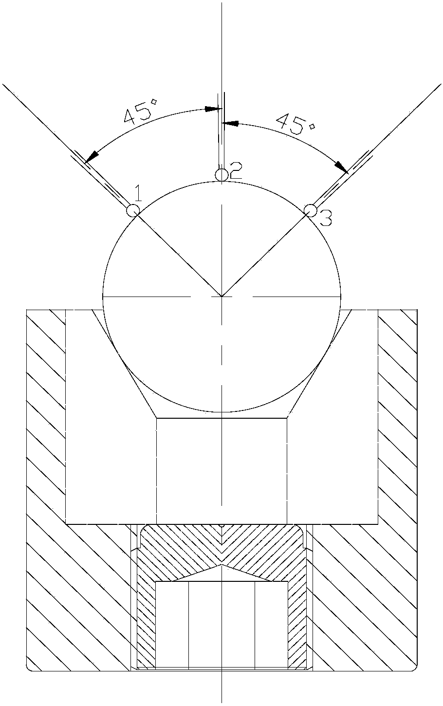 Grinding method of hemispherical dynamic pressure bearing parts