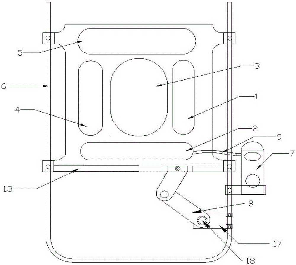 A car seat lumbar support device for alleviating driving fatigue