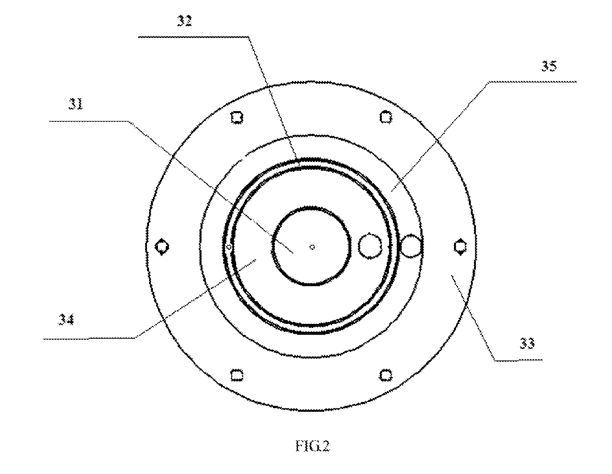 Testing apparatus for gas permeability in concrete and testing method therefor