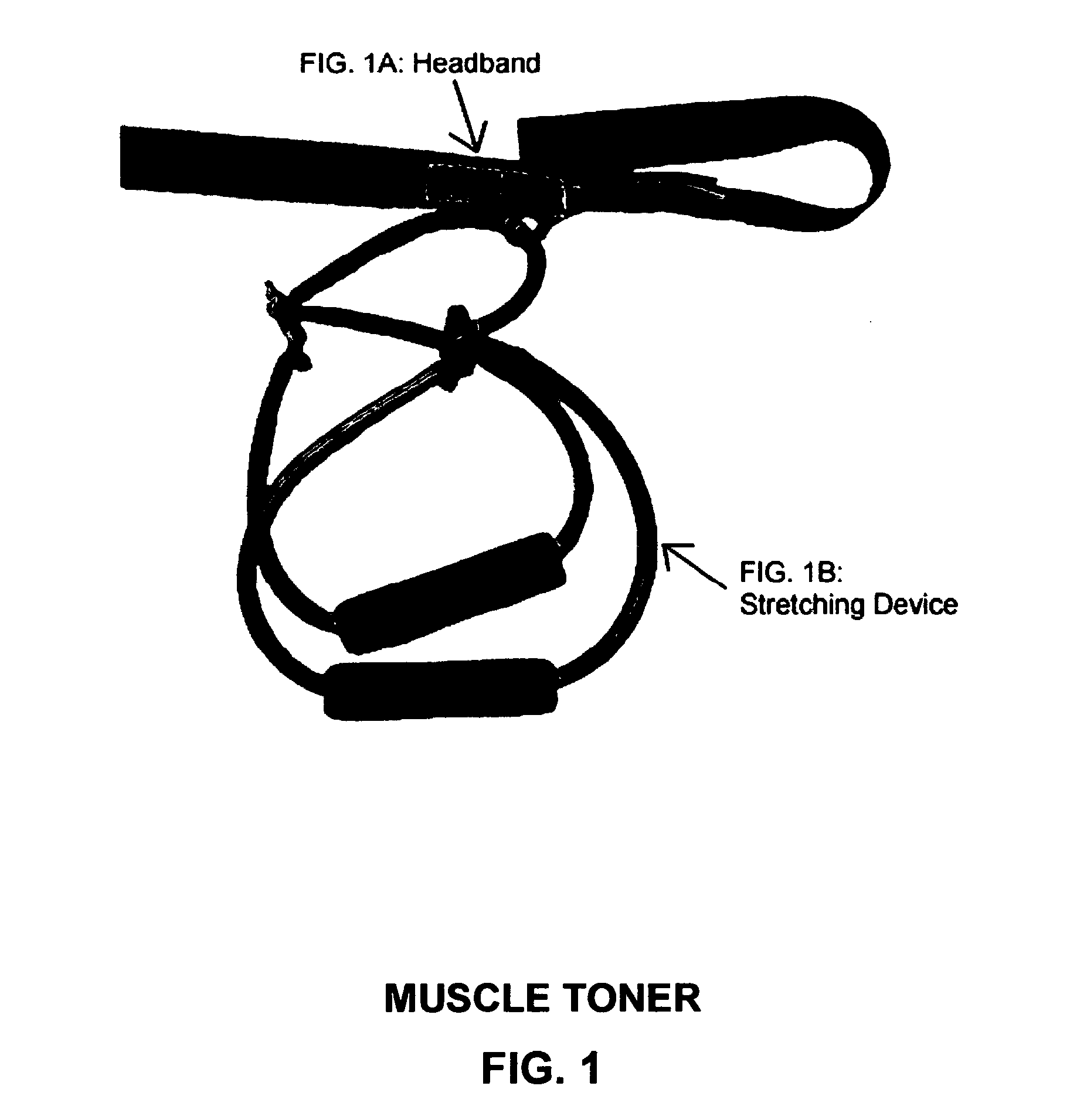 Muscle toner to prevent and treat tension headaches, neck and shoulder pain and snoring