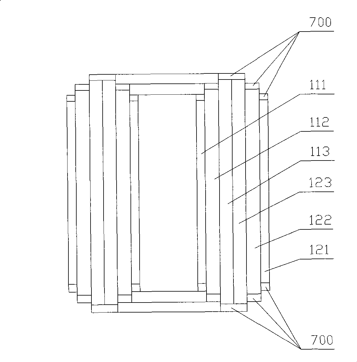 Gap-butt amorphous single core with noise reduction function of epoxy coating and with approximate-circle cross-section