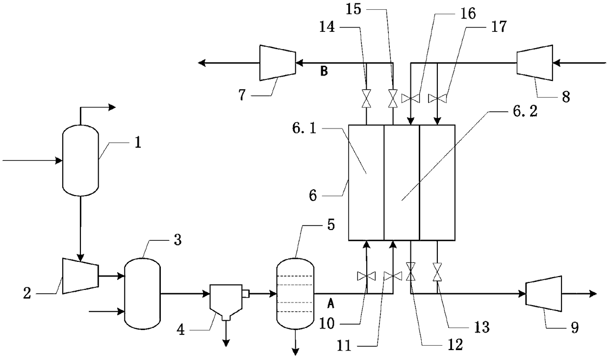 Chemical loop power generation device based on casing pipe reactor