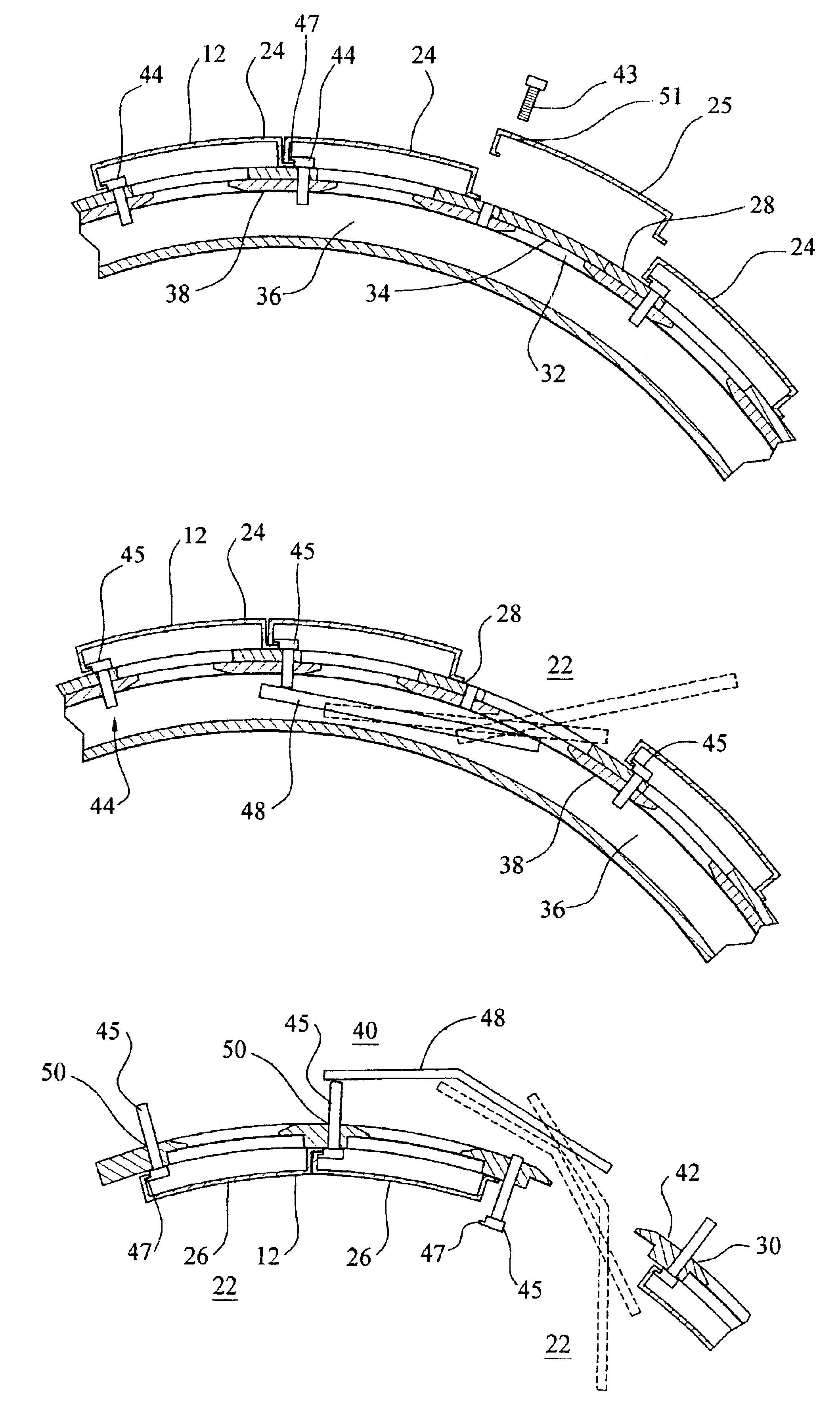 Attachment system for coupling combustor liners to a carrier of a turbine combustor