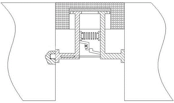 Municipal bridge expansion joint covering device convenient to install