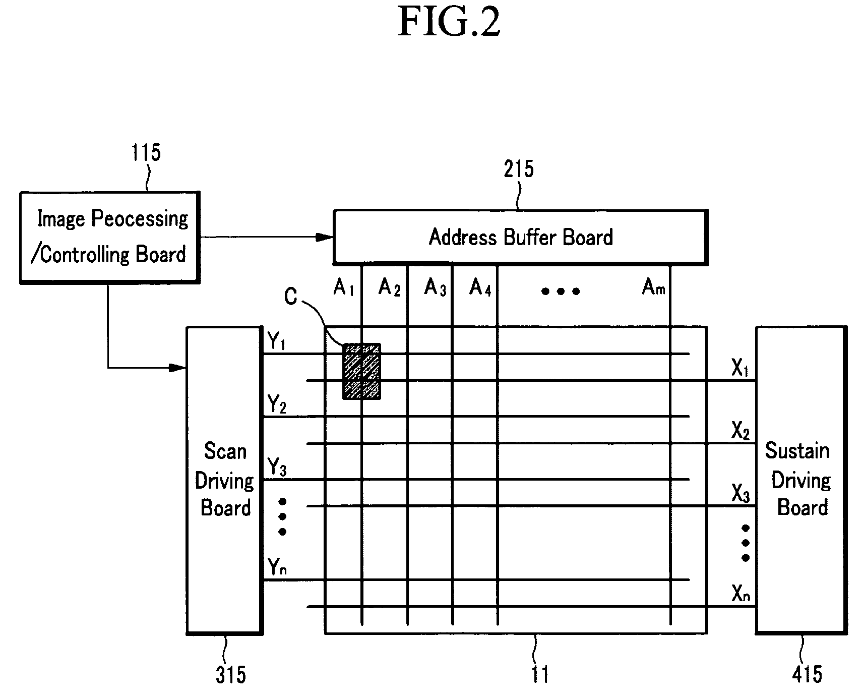 Plasma display device with heat sink noise reducer