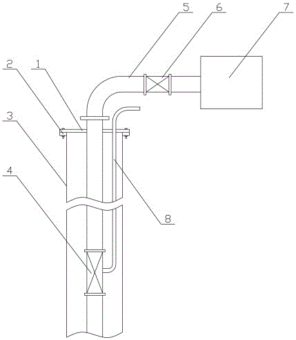 Deep well structure and use method thereof