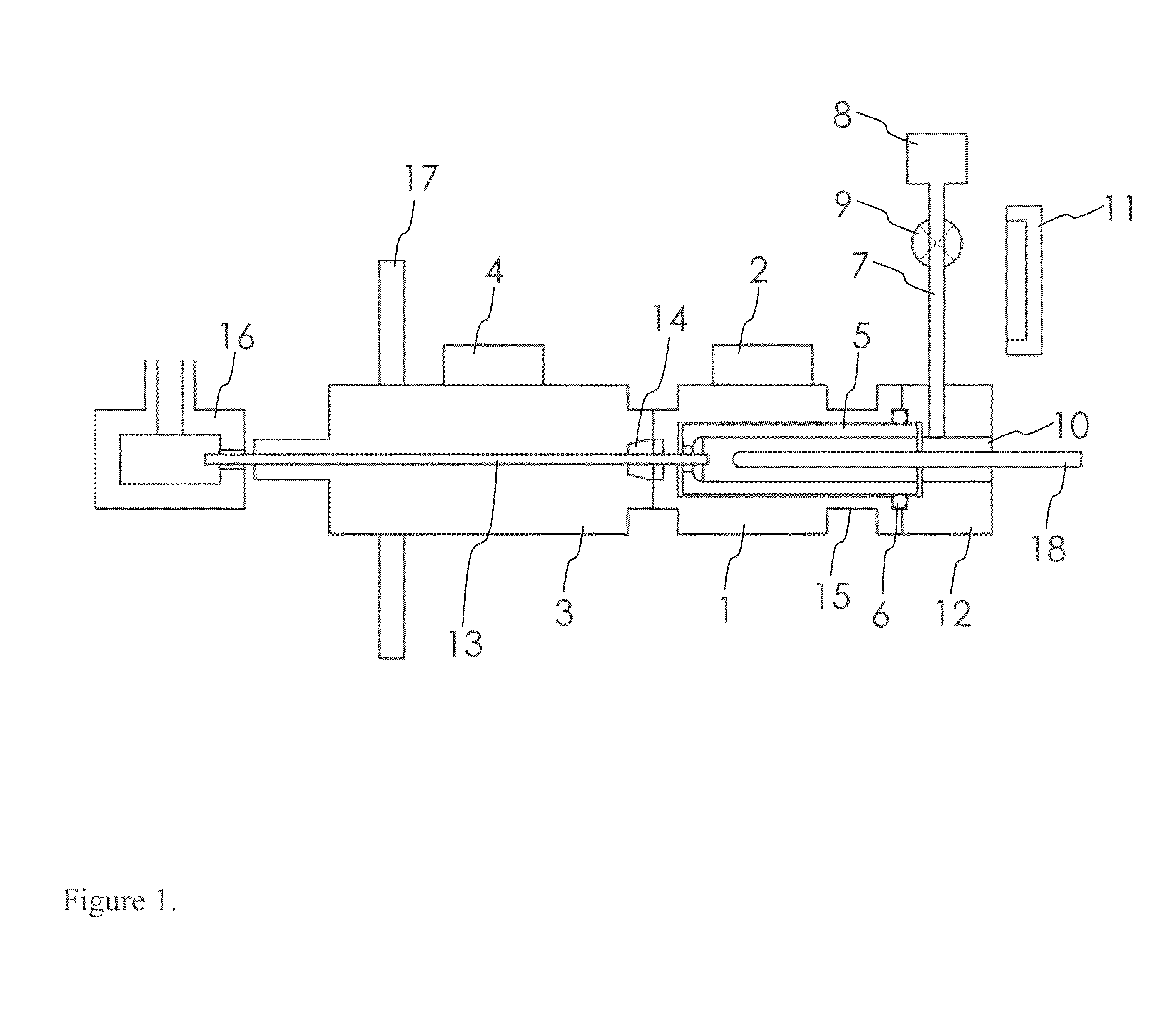 Open probe method and device for sample introduction for mass spectrometry analysis