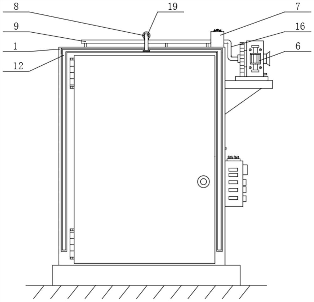 High-voltage switch cabinet remote monitoring device and high-voltage switch