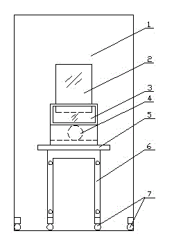 Protecting lead screen for nuclide injection