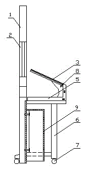 Protecting lead screen for nuclide injection