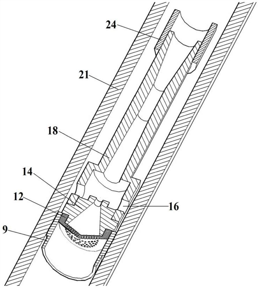 Foam atomizer and wellbore structure for bubble exhaust and gas production of natural gas well and gas production method