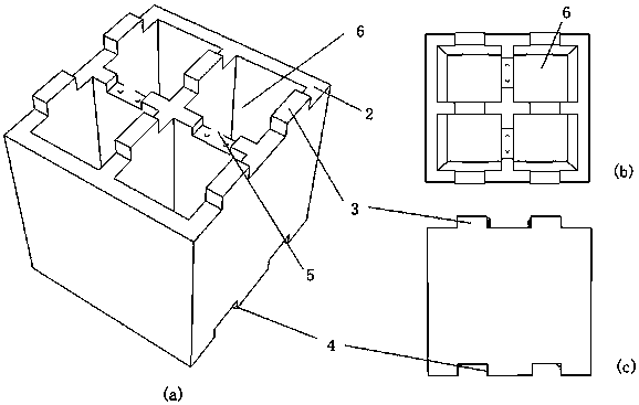 Prefabricated concrete-box gravity retaining wall structure and construction method thereof