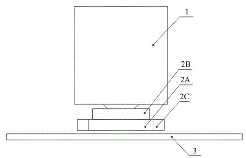 Stair-type self-adaptive air sealing device used for immersed type photoetching machine