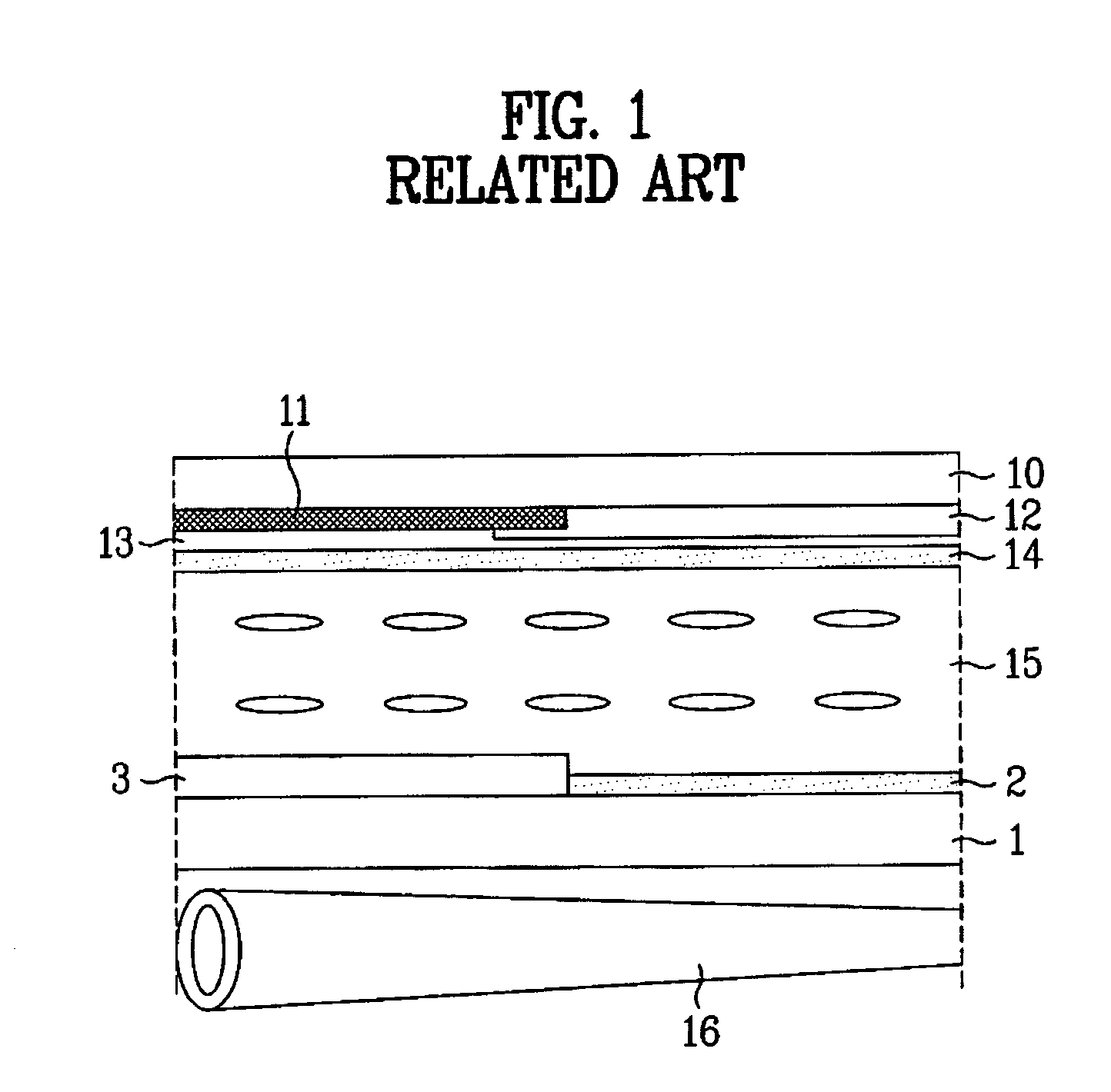 Backlight unit in display device and liquid crystal display device therewith