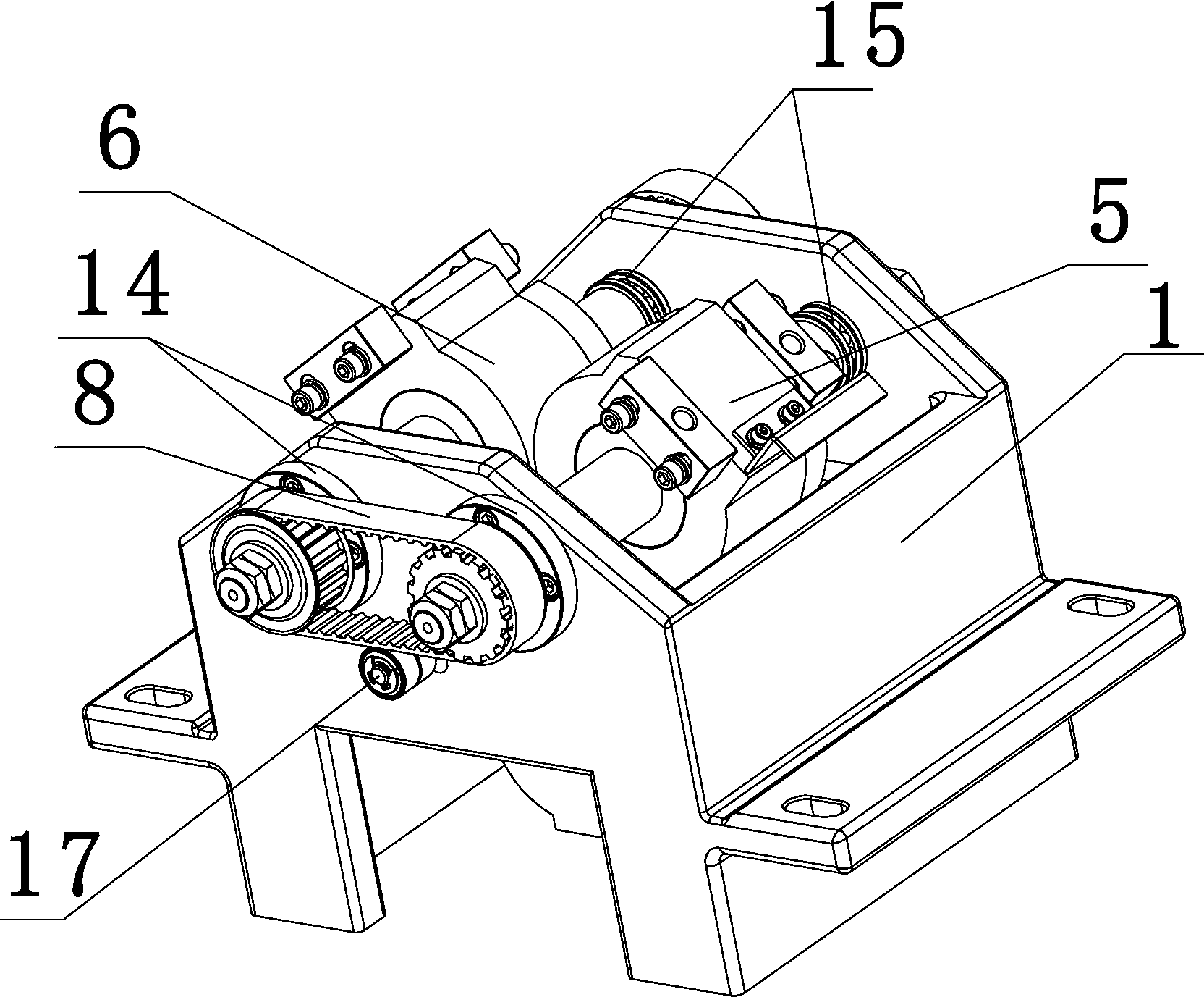 Duplex table transmission gear