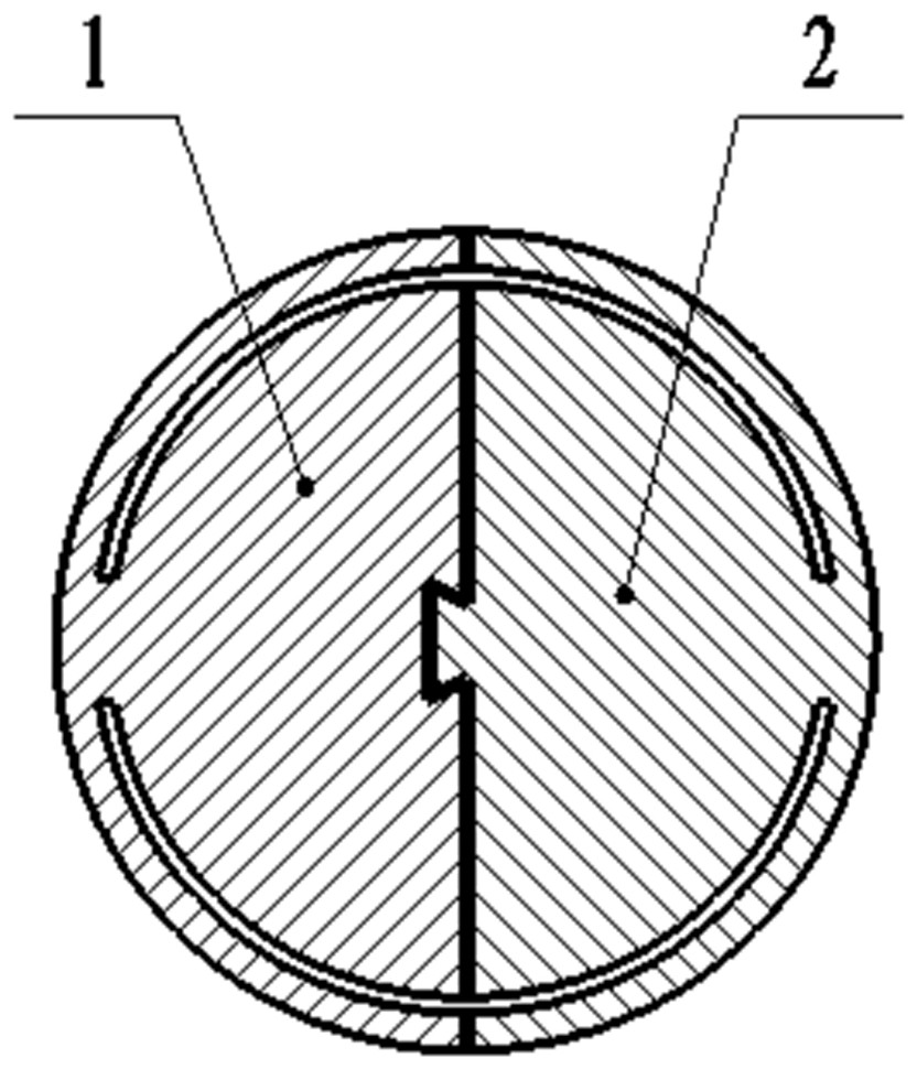 A combined stainless steel welding core coated electrode