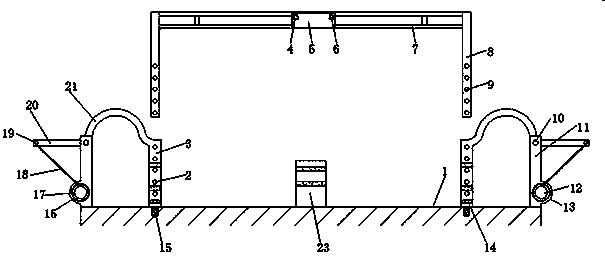 Bridge passage restriction device