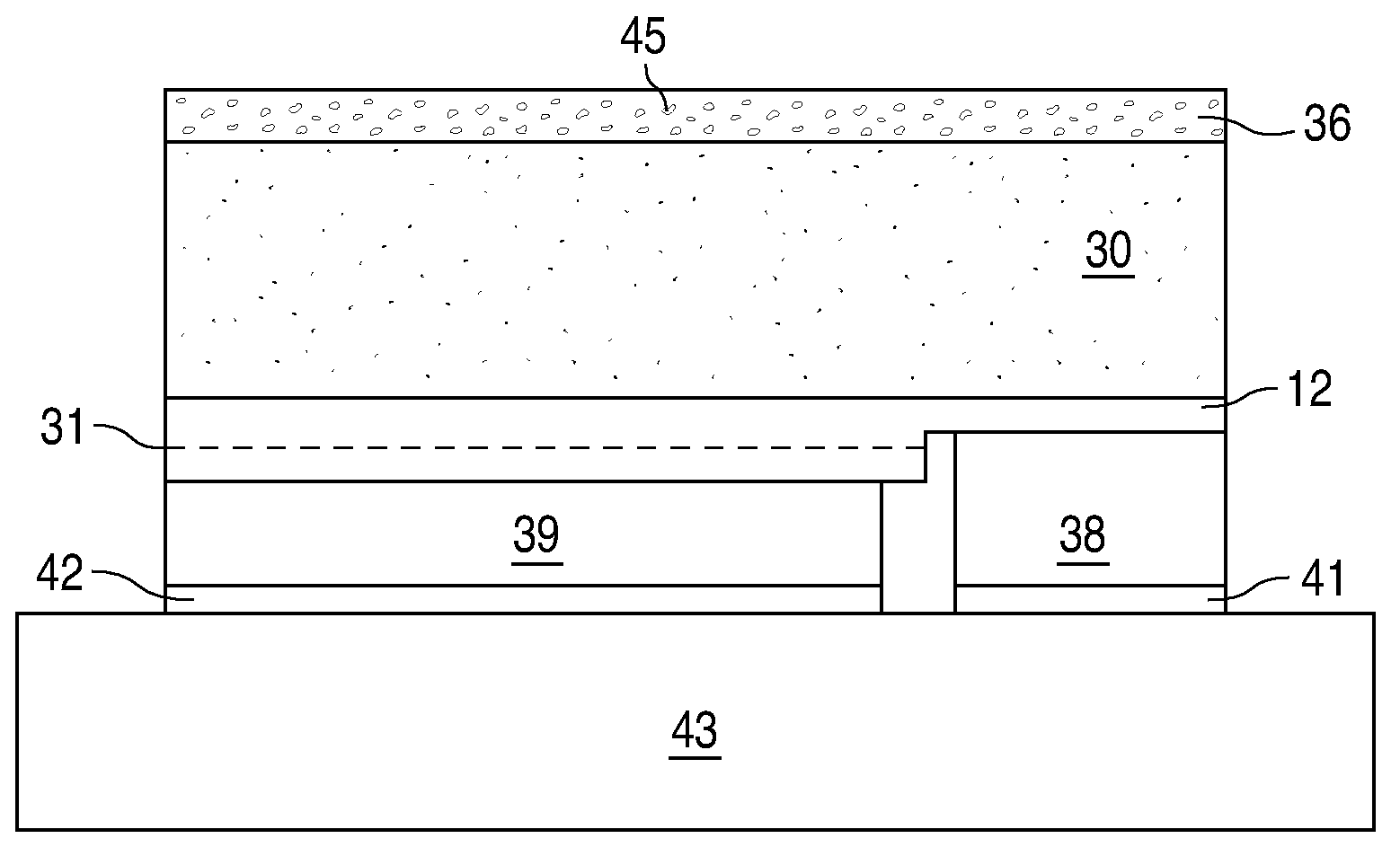 Light emitting device including luminescent ceramic and light-scattering material