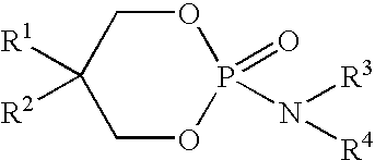 Phosphoramide ester flame retardant and resins containing same