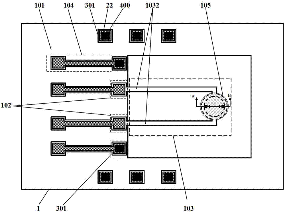 Tiny gas sensor of laminated structure and preparation method of micro-gas sensor