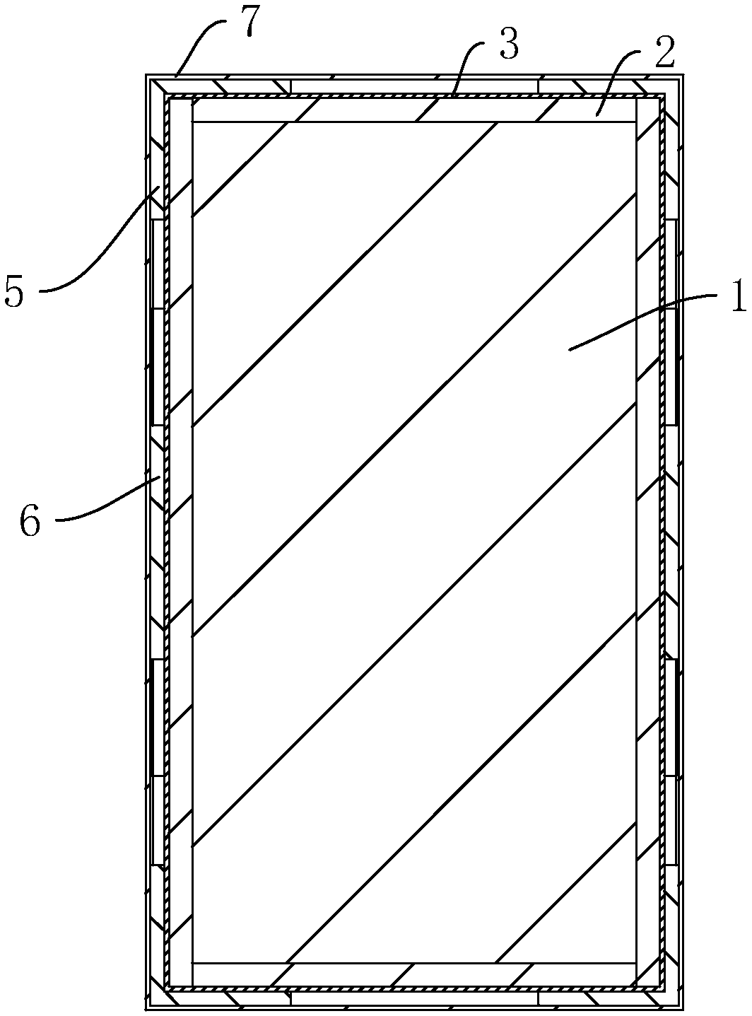 Large-size glass packaging method