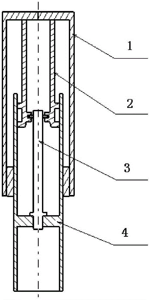 Aircraft buffer variable damping oil needle