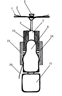 Single-wheel balancing scooter with double-hub belt and driven universal wheel