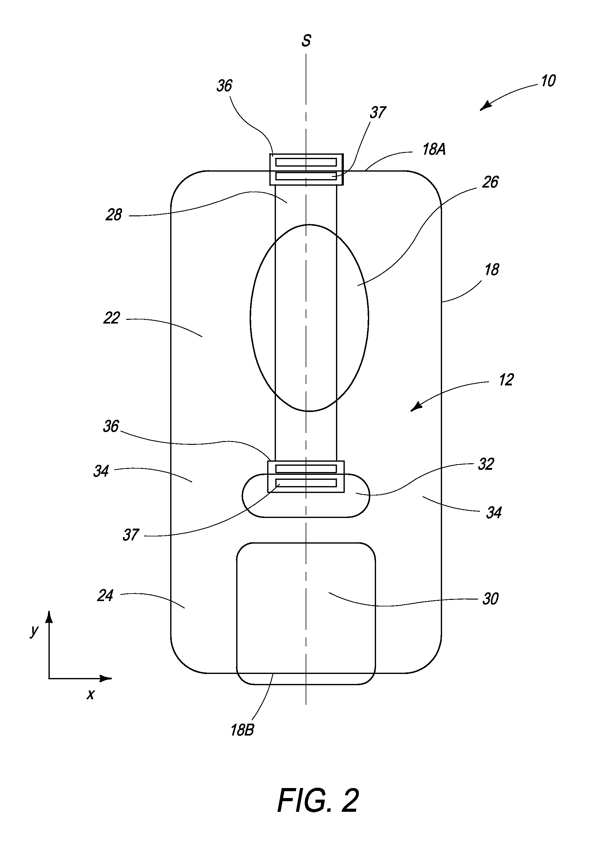 Inkjet nozzle device with symmetrically constrained bubble formation