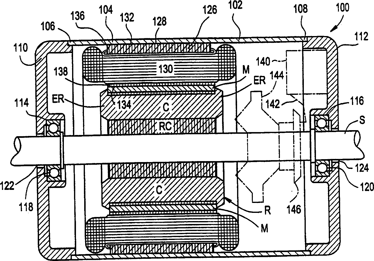 Stator bonding nib