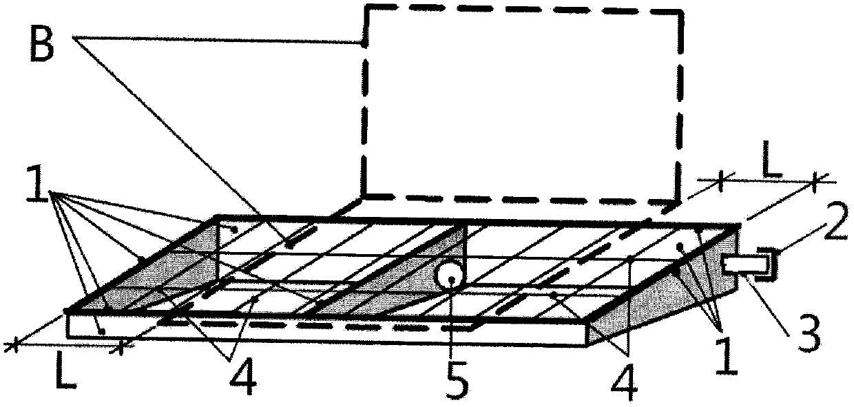 Water-cooling single-body flat plate type cooling device of notebook computer