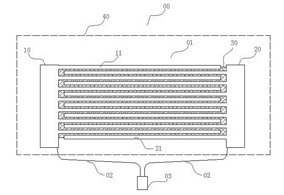 Flexible seat heating device with temperature being self controlled