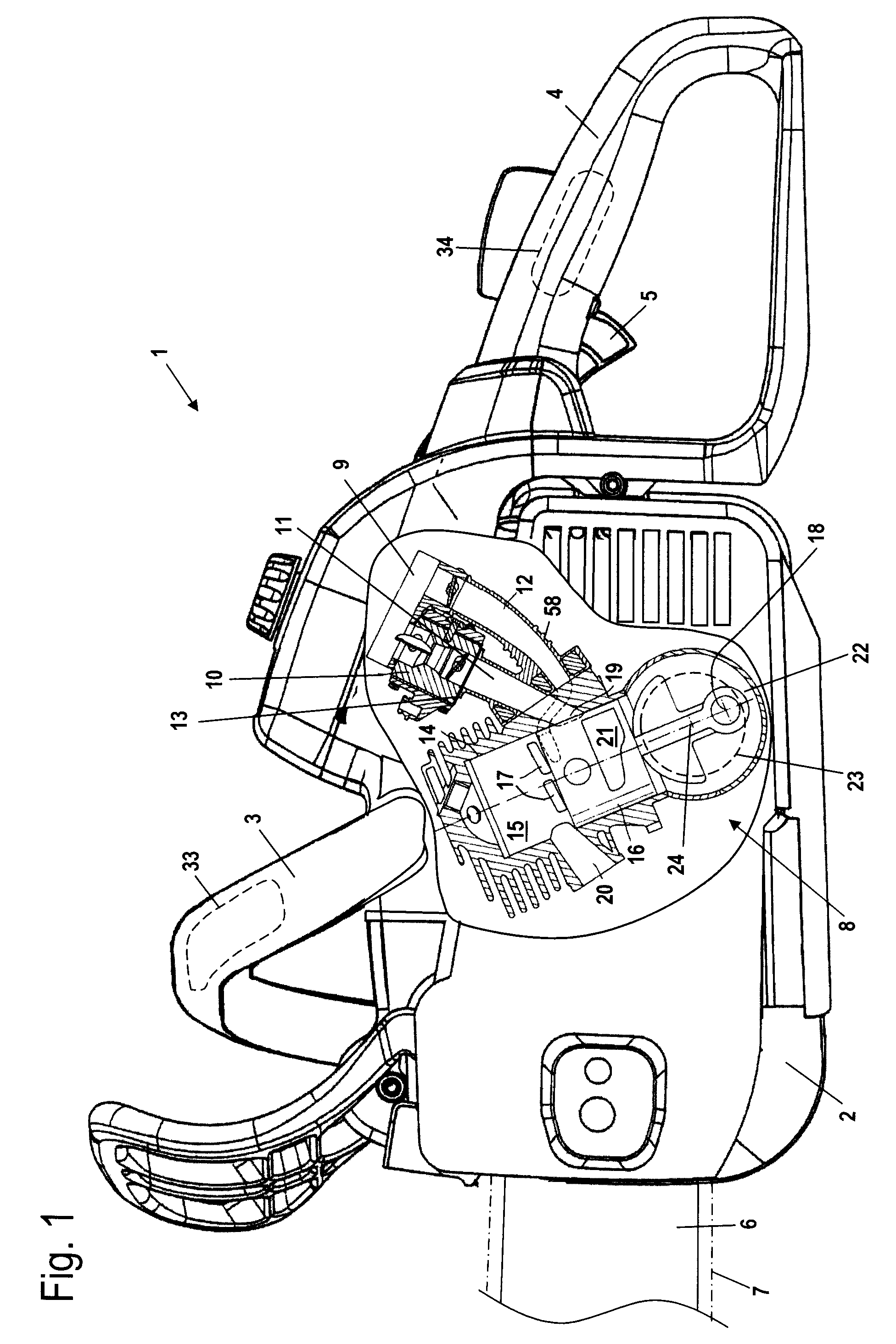 Hand-held power tool and method for operating a heating device of a hand-held power tool