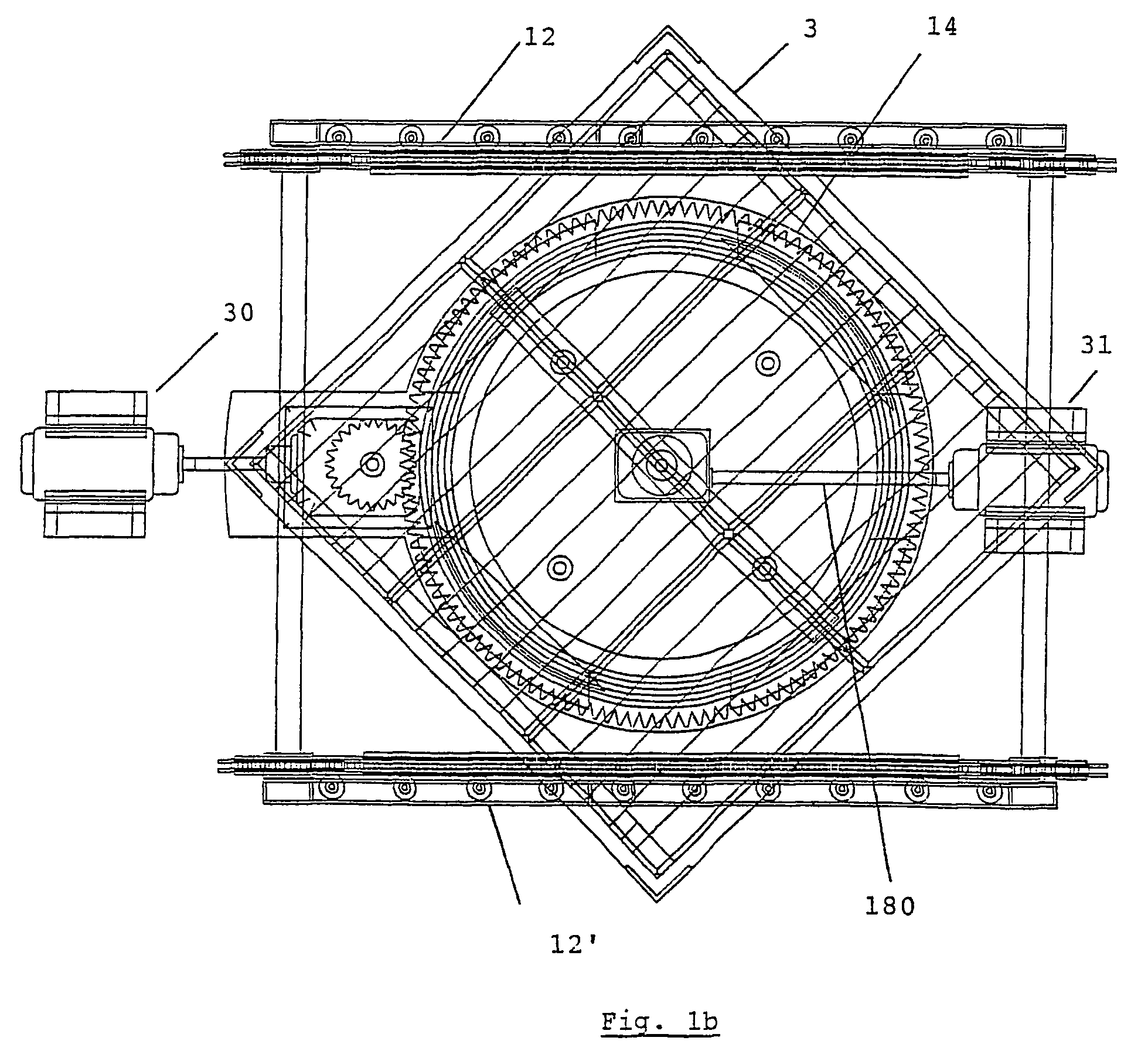 Process and apparatus for irradiating product pallets