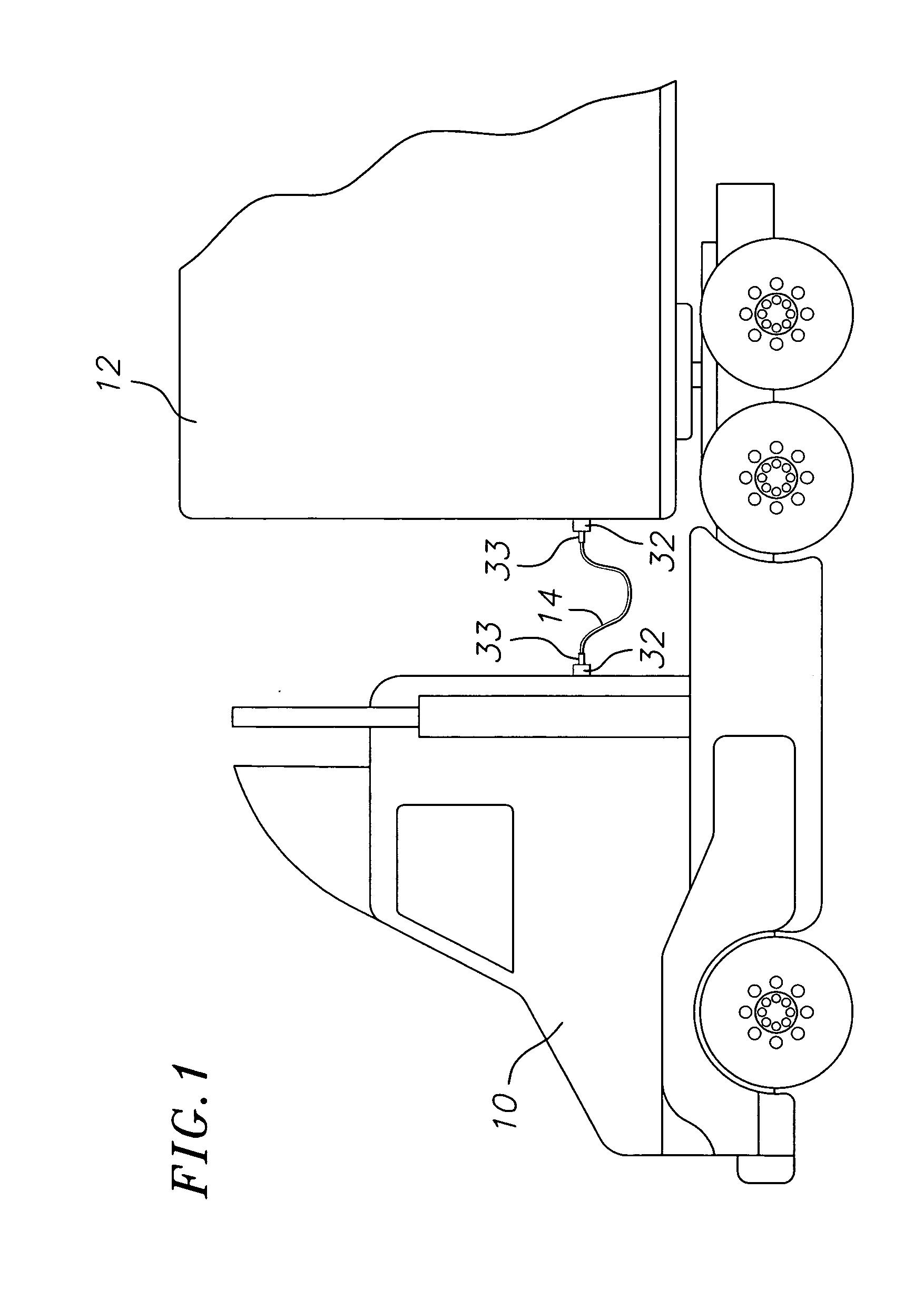 Simplified truck tractor socket wiring