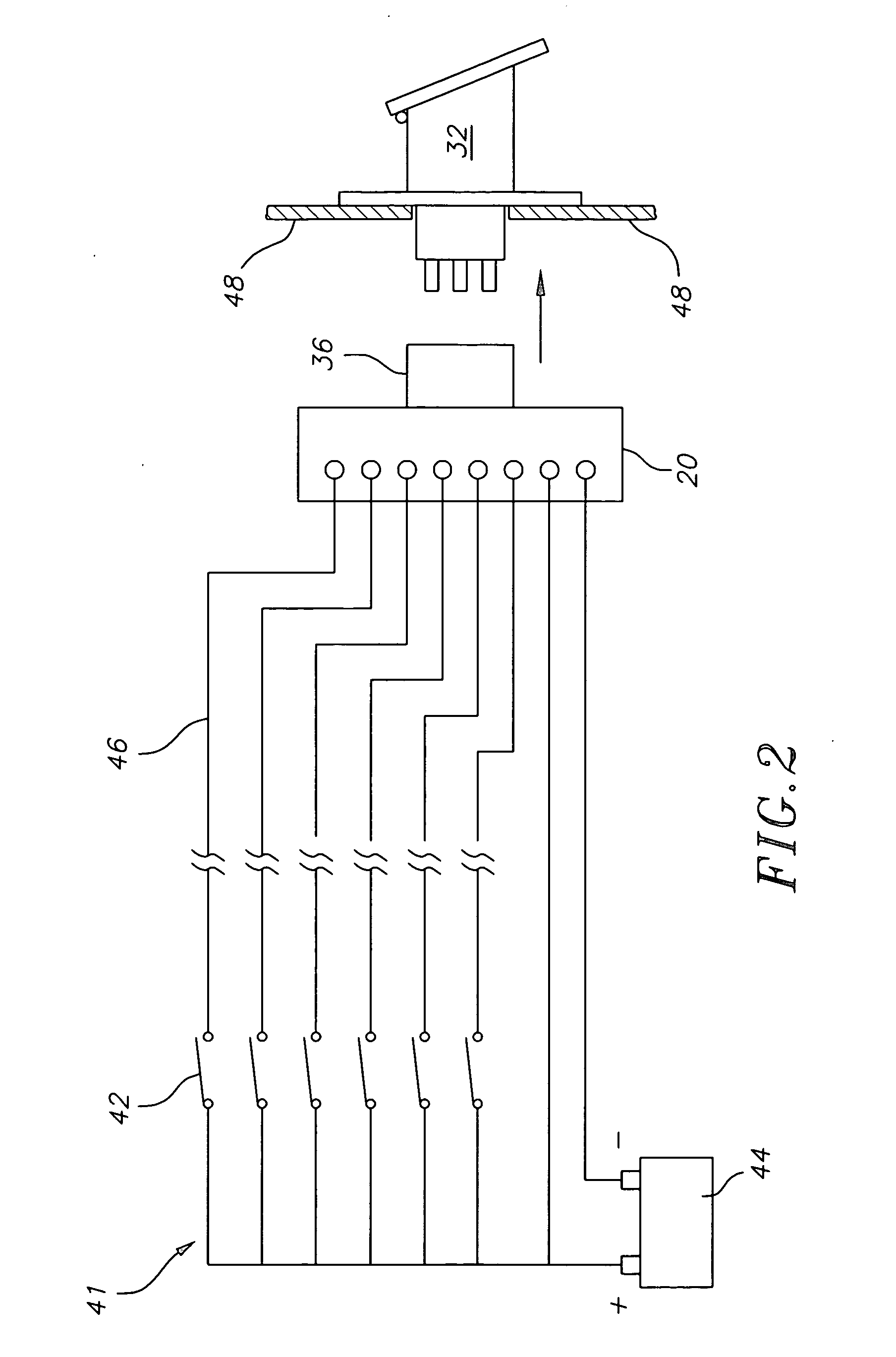 Simplified truck tractor socket wiring