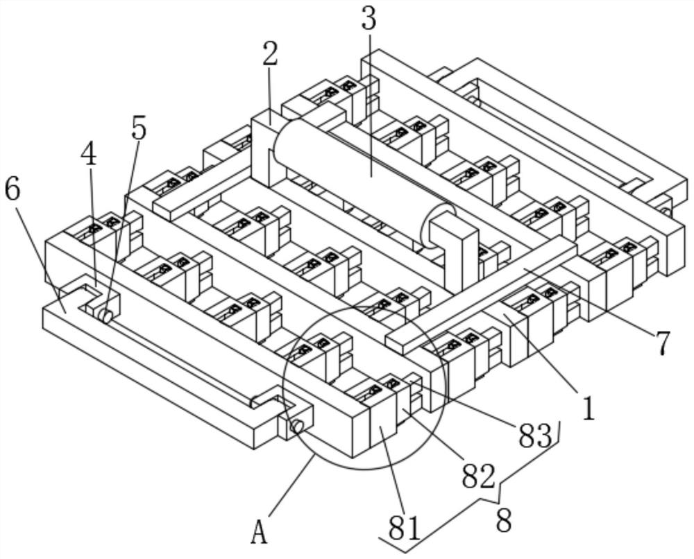 On-site detection positioning tool in engineering detection test